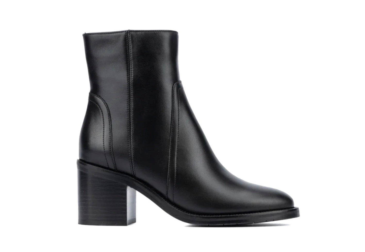 AQUATALIA JANELLA BLACK LEATHER BOOT