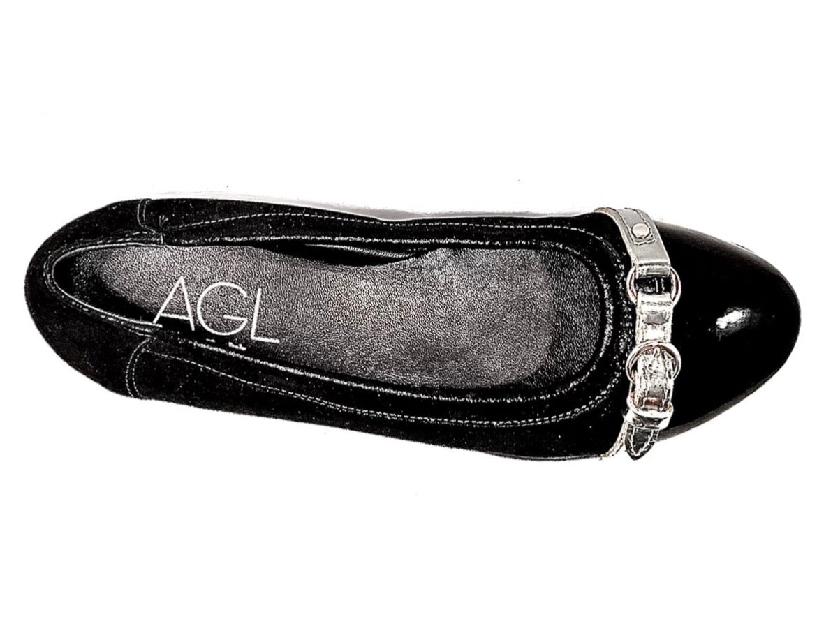 AGL MONIKA BLACK FLAT